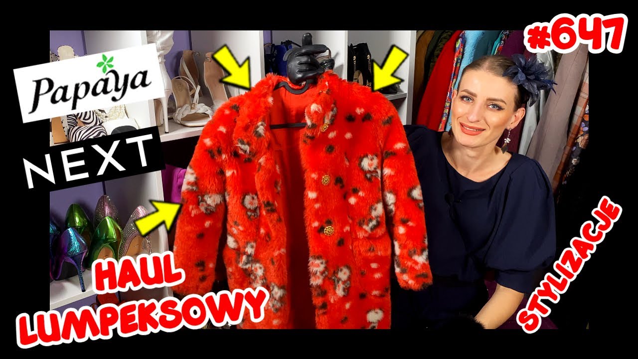 HAUL LUMPEKSOWY !!! CUDOWNE STYLIZACJE Z SECOND HANDU 🍁PRZERÓBKA FUTRA 🤩 #MIERZYMY #647
