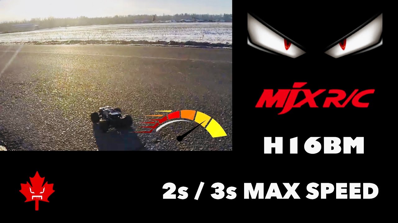 MJX Hyper Go H16BM 2s/3s Max Speed & Offroad Bash!