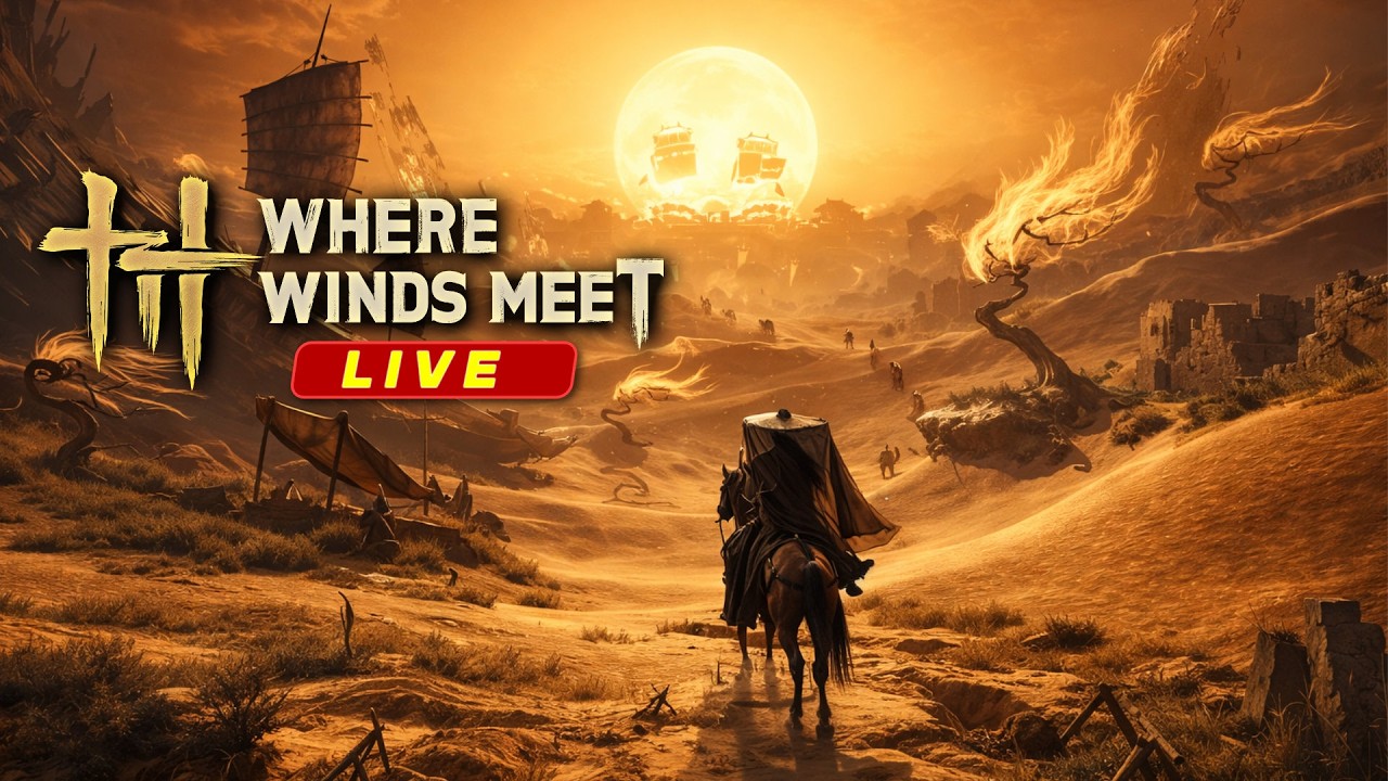 🔥 WHERE WINDS MEET LIVE (HINDI) | HEXI MAP | Opteryx 🔥
