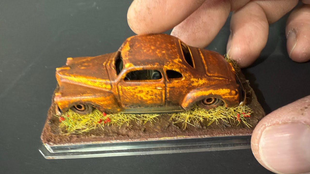 Rusty 1941 Plymouth Matchbox Build: Weathered 1/64 Custom! #WeatheredDiecast #Matchbox