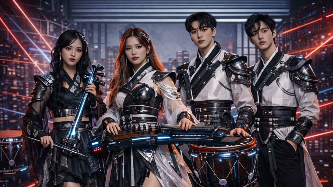 PARALLEL WORLD (평행 세계) | Futuristic x Traditional Korean Fusion | Gayageum & EDM K-Pop