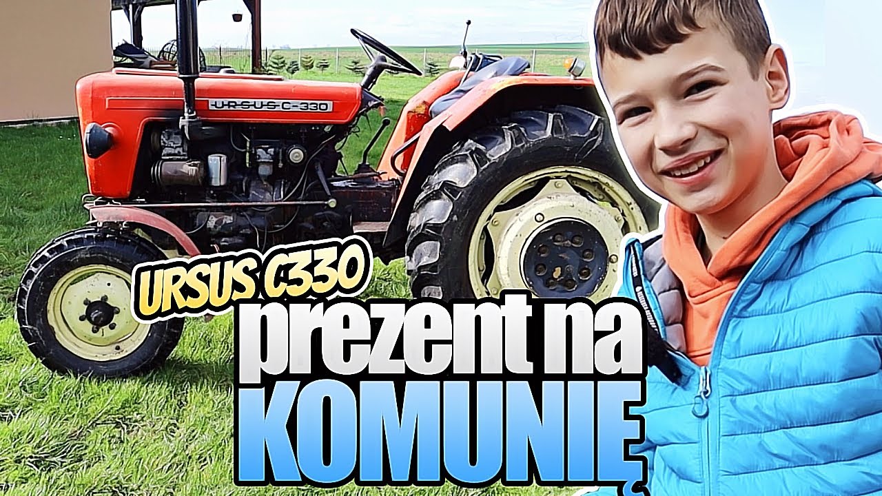 Kupił TRAKTOR URSUS C330 za pieniądze z komunii - Niesamowita historia Filipa