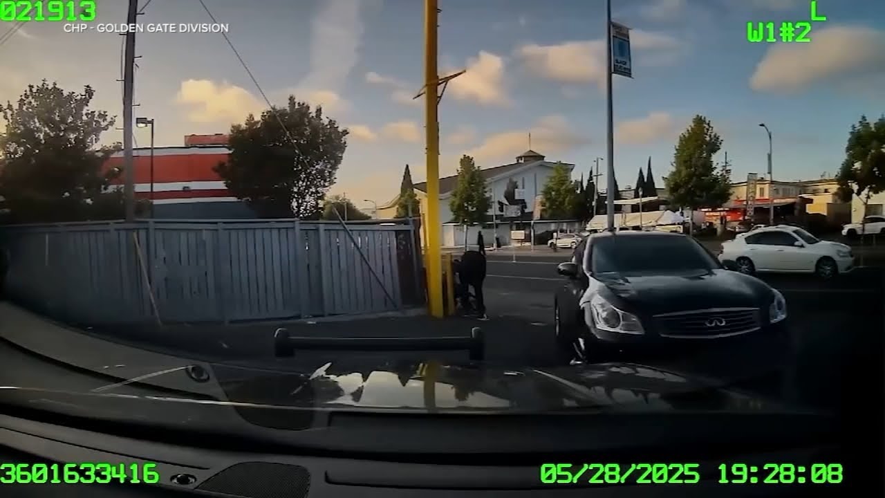 New video shows CHP chase, moments leading up to deadly Oakland crash