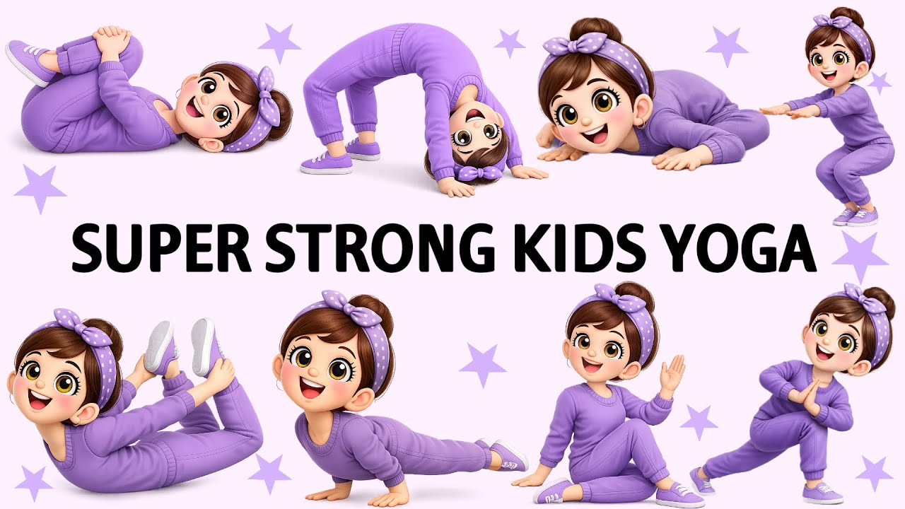 Super Strong Kids Yoga | Easy Kids Yoga  | Yoga For Children | Yoga For kids | Kids Yoga Video |Yoga