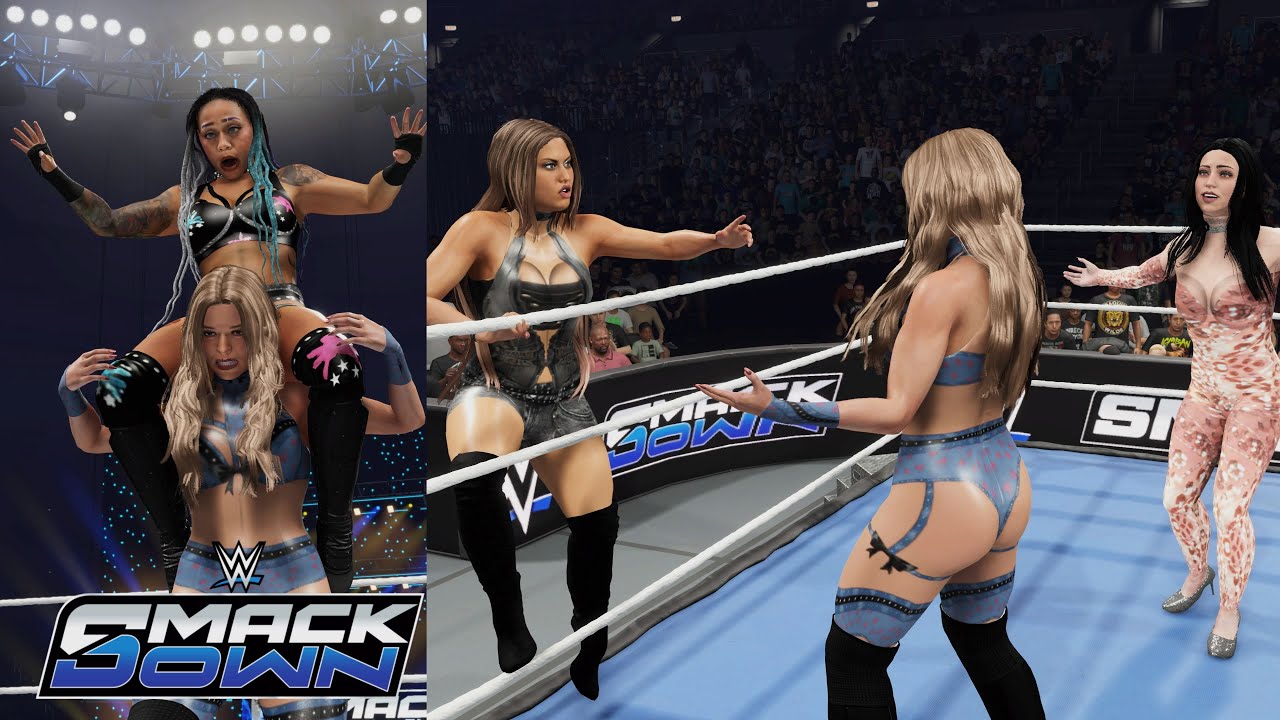 WWE 2K25 SMACKDOWN - KAYDEN CARTER VS LYA