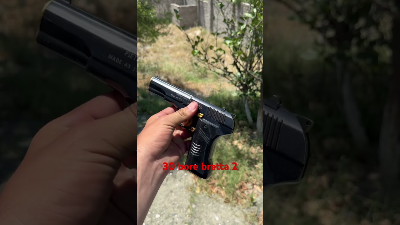 30 bore pistol baretta 2 darra made 40/41 material #darra #pakmadepistol