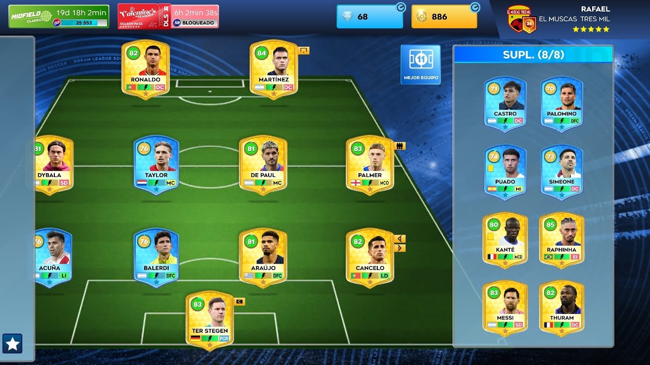 Jugamos un poco de dls26 y gane todos los partidos y les quiero pedir una cosa me pueden seguir 100s