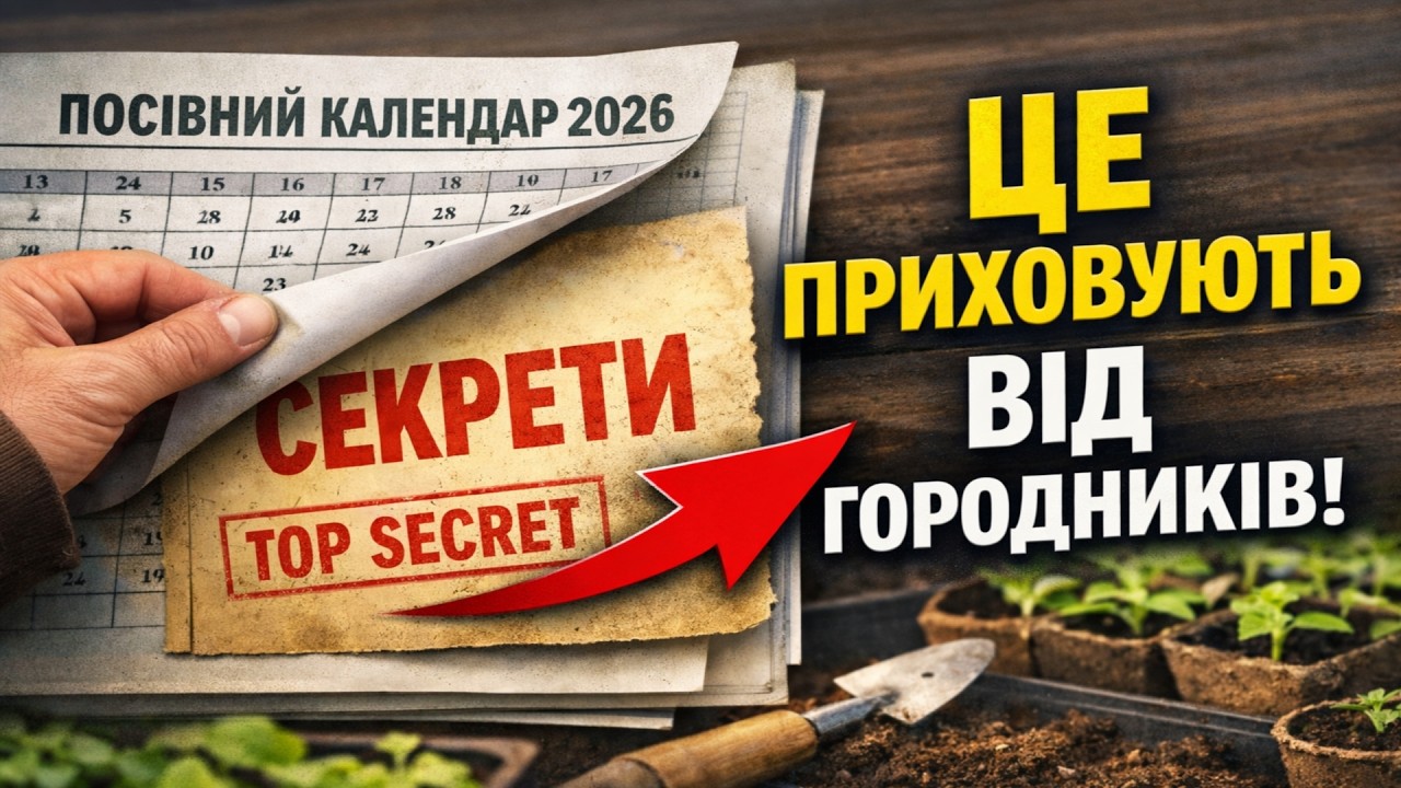 Агрономи ПРИХОВУЮТЬ це від вас! ПОСІВНИЙ КАЛЕНДАР на кінець лютого 2026 року: 20 СЕКРЕТІВ для РЕКОР