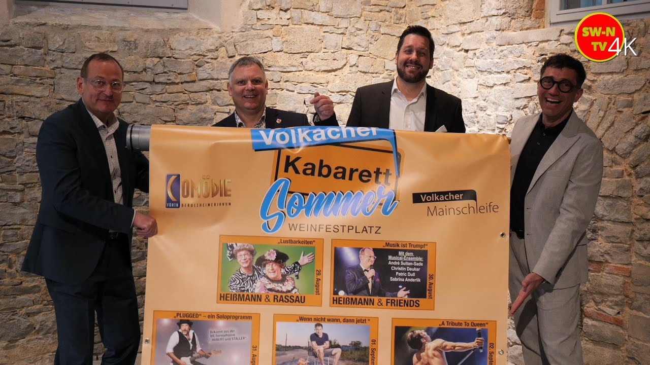 Volkacher Kabarett Sommer 2025 #volkach #kabarett #komödchen #fürth