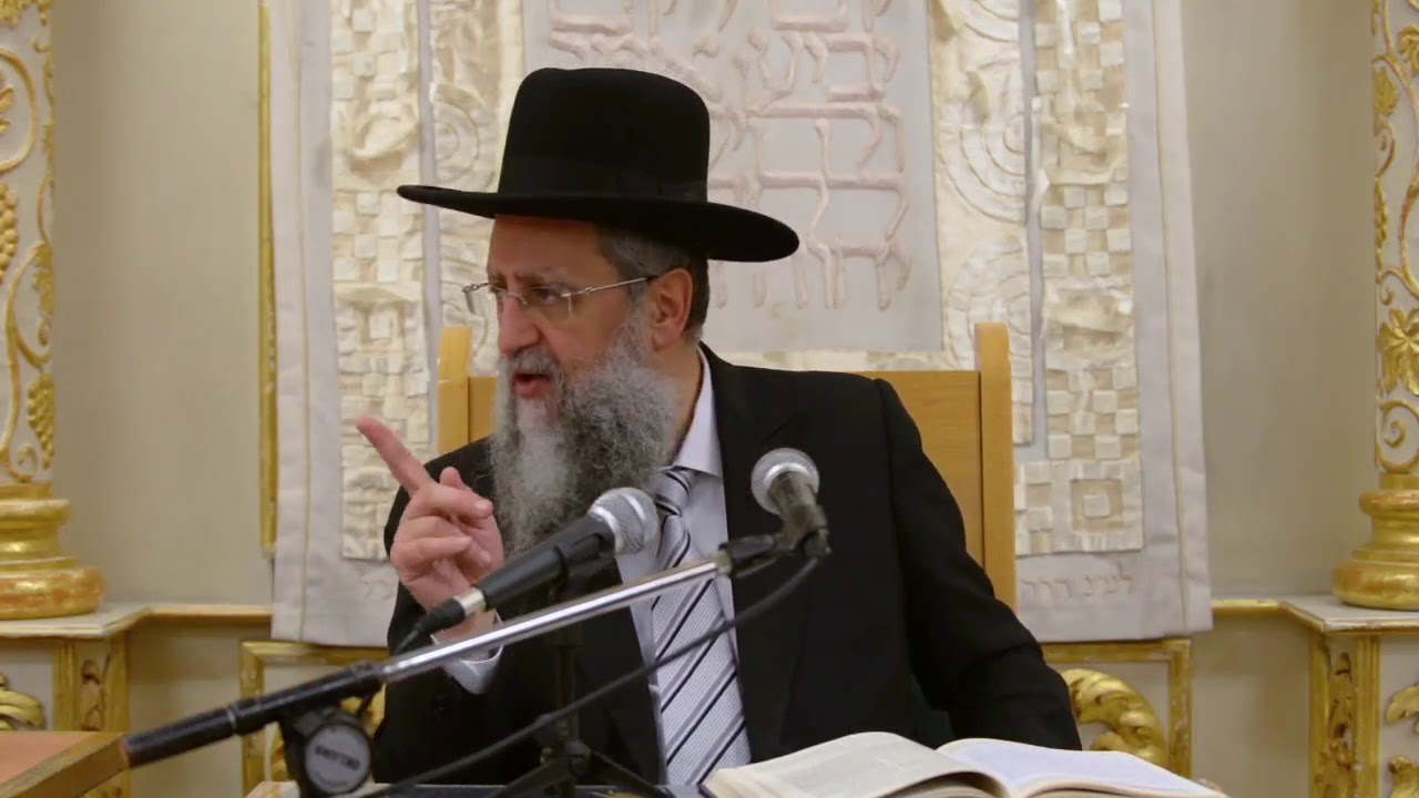 הרב דוד יוסף שליט״א בעל הלכה ברורה שיעור הלכות בישול בשבת