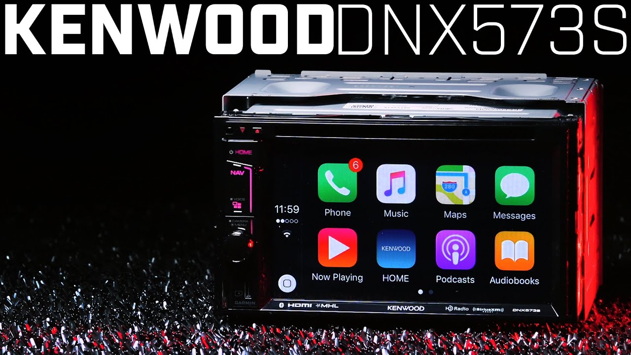 Kenwood DNX573S Double DIN - Apple Carplay - Navigation - Bluetooth