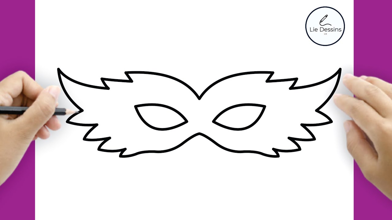 Comment Dessiner un Masque de Carnaval - Tutoriel Étape par Étape