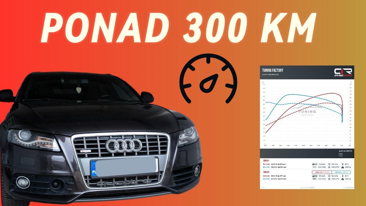 Audi A4 B8 3.0 TDI V6 chip tuning By TUNING FACTORY