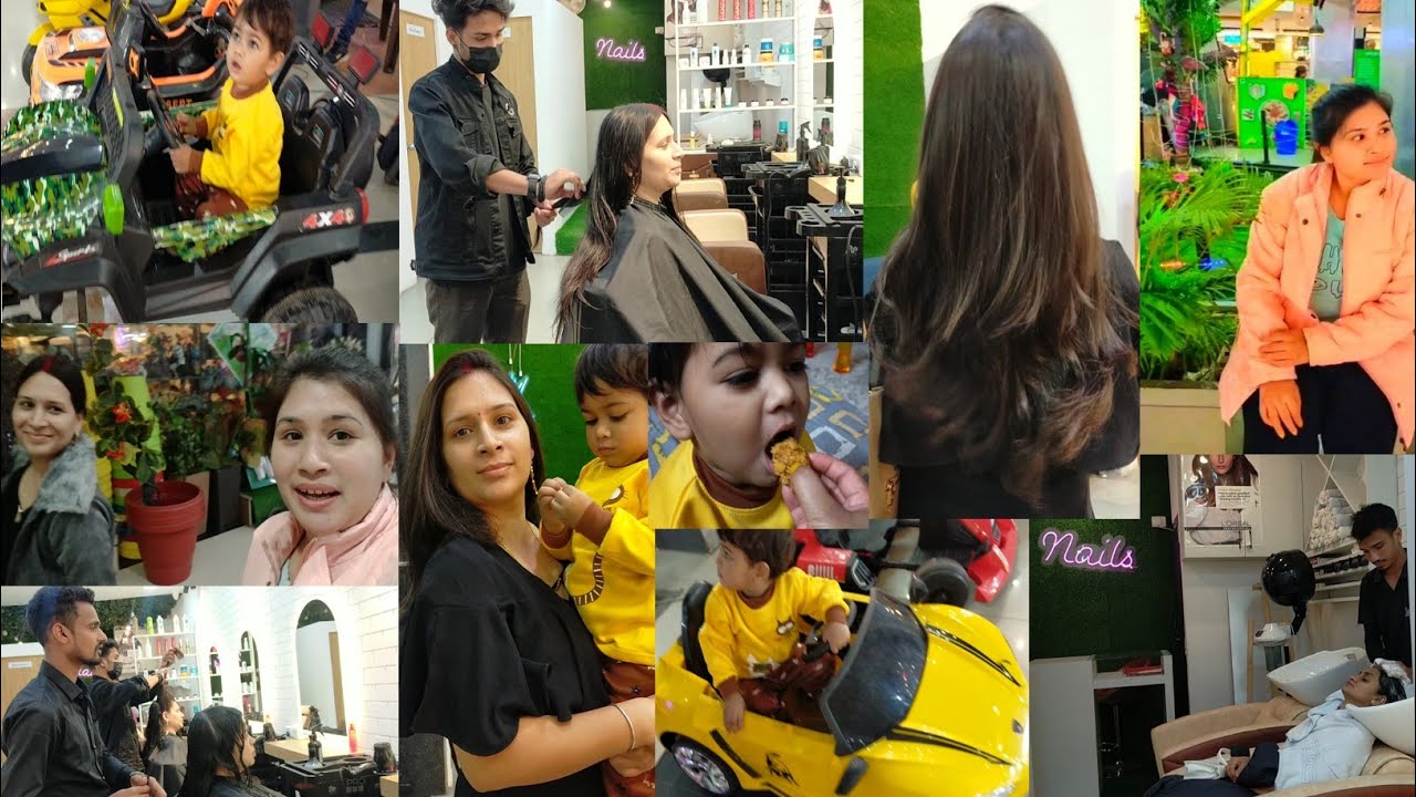 Aashima Mall ( Bhopal) Vlog & Colours Salon Haircut Experience