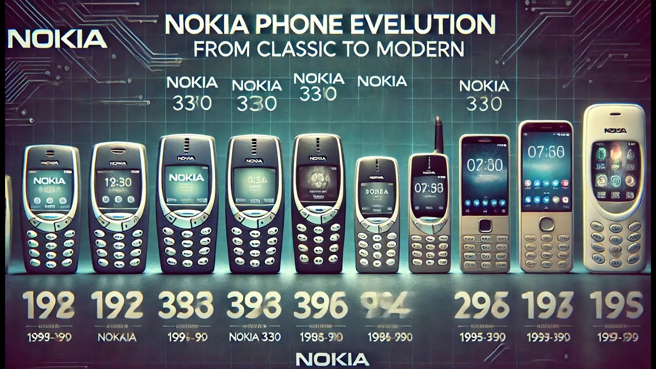 Nokia Phone Evolution 2025 all