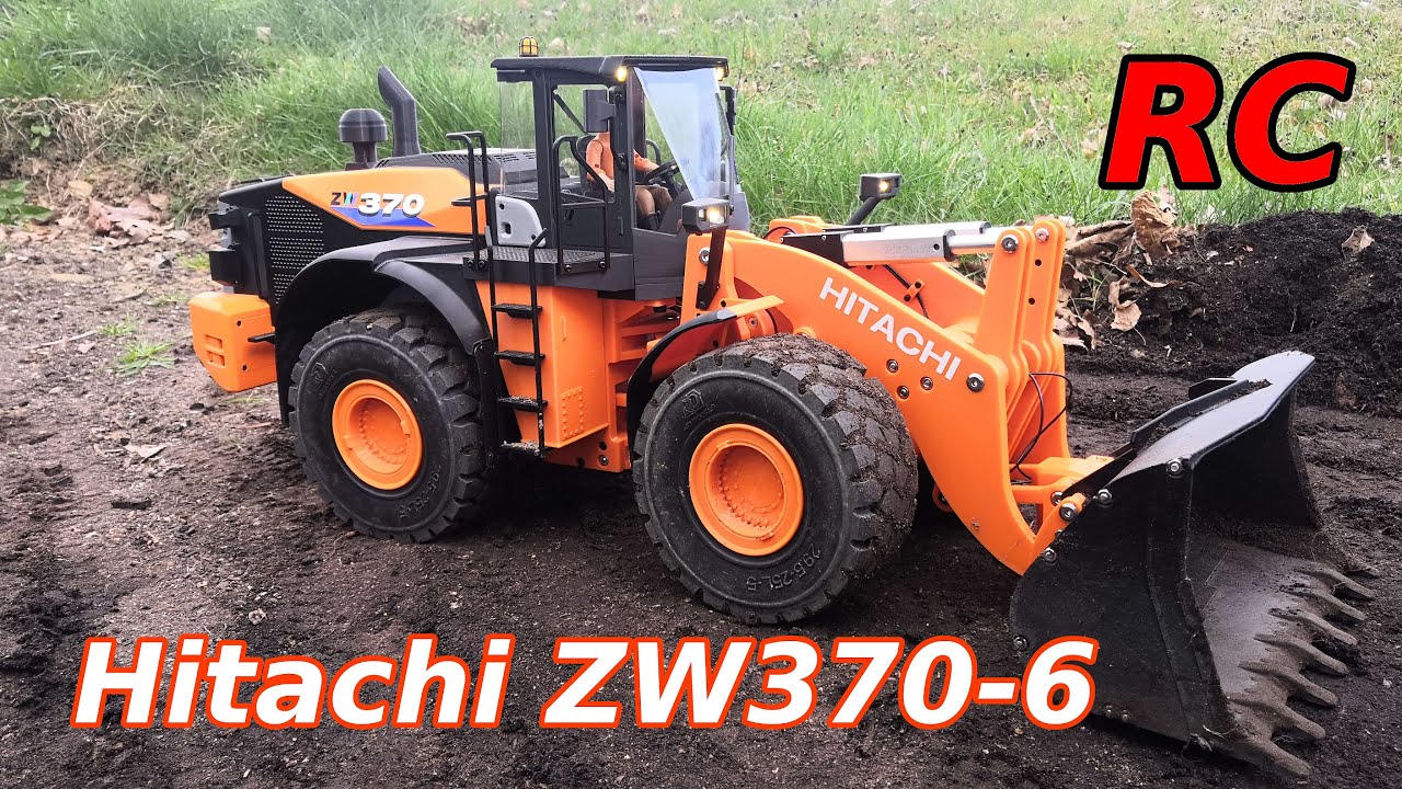 3D printed RC HITACHI ZW370-6 (1/14)