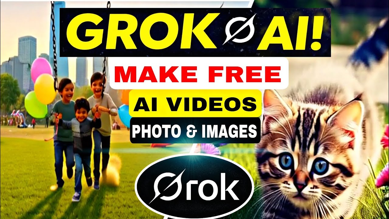 Make Free AI Videos with Grok AI (Free AI Video & Image / Photo Maker)
