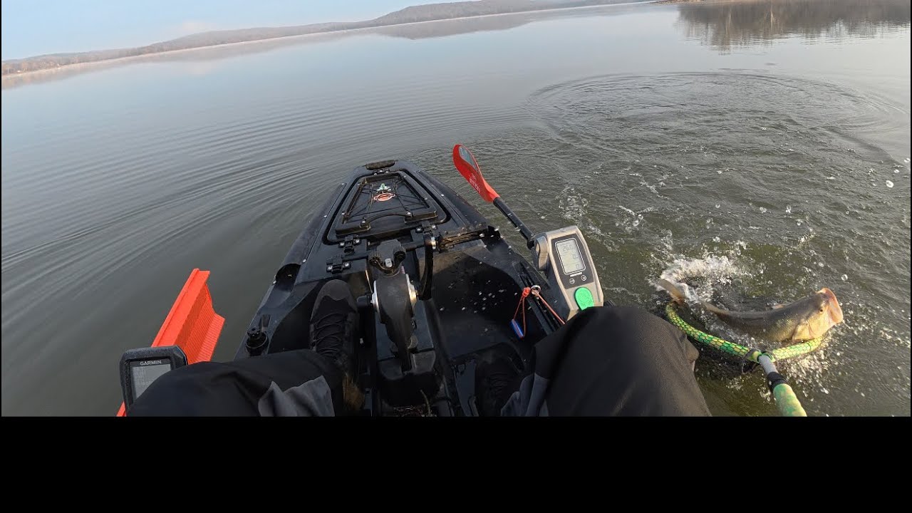 Kayak fishing on Shell Lake! 