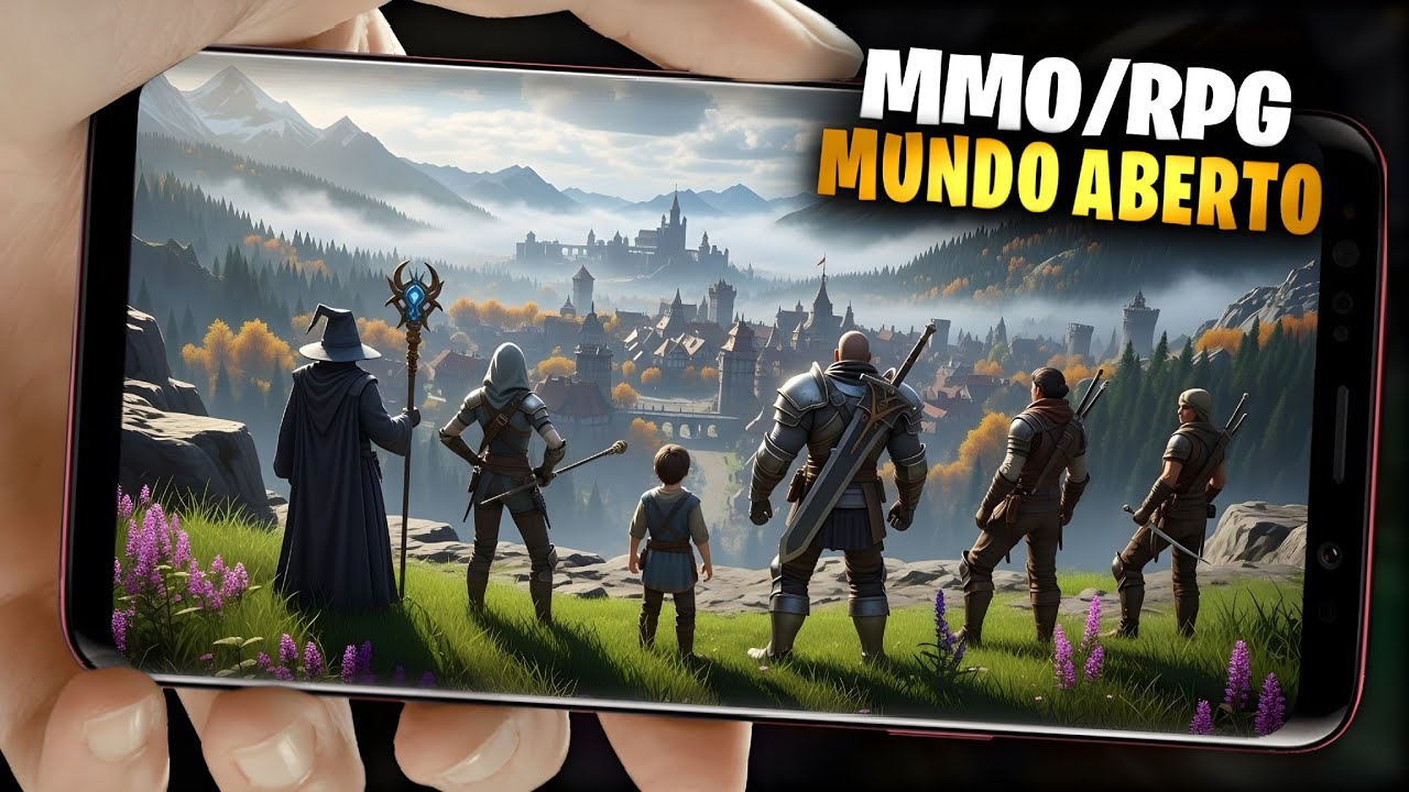 OS 10 MELHORES RPG/MMORPG MUNDO ABERTO para Android 2025