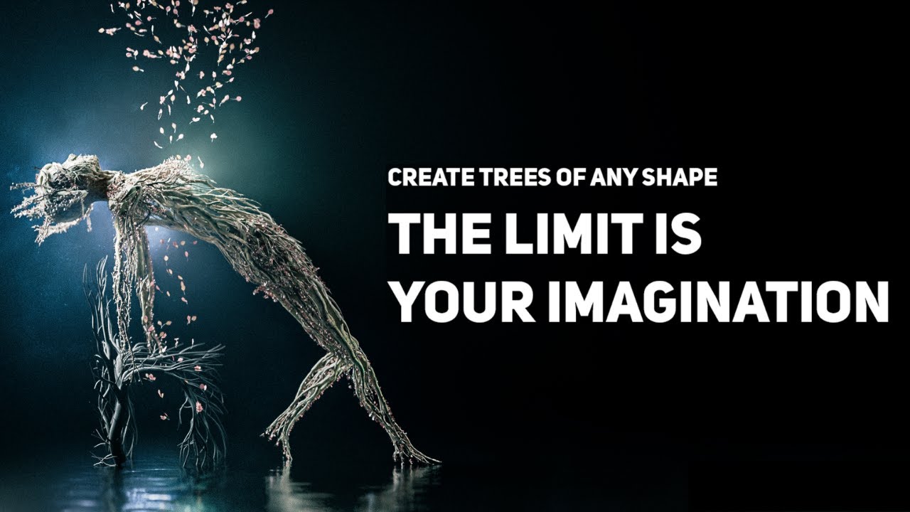 Превратите ЛЮБУЮ фигуру в дерево в Blender с помощью Anytree
