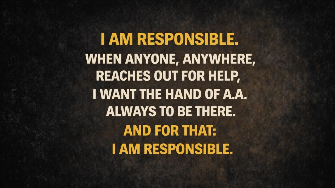 I Am Responsible…