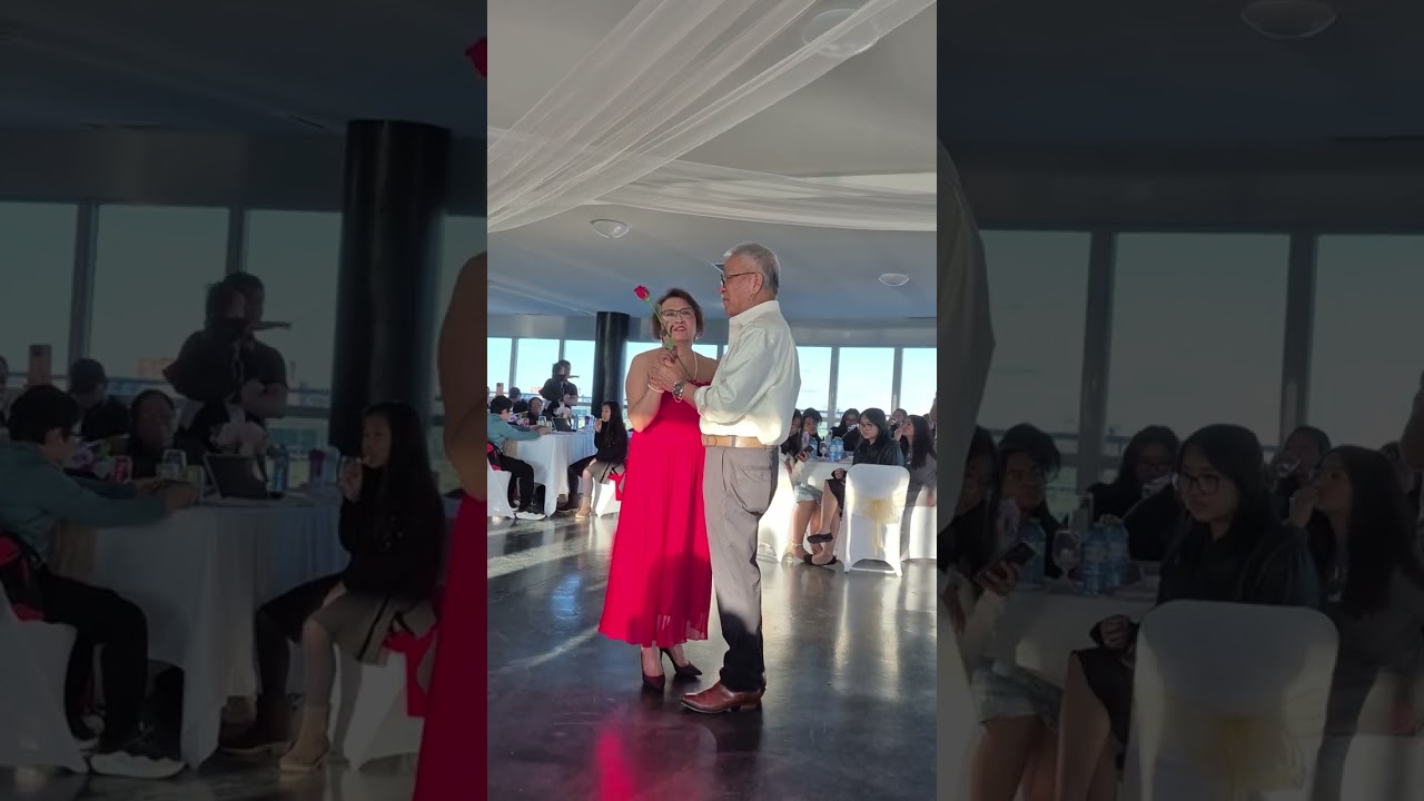 7 Roses and dance 💃 with the birthday celebrant Ms.Delia Munar's  70th Birthday 🎂 🥳 🎉 🎈 🎁 