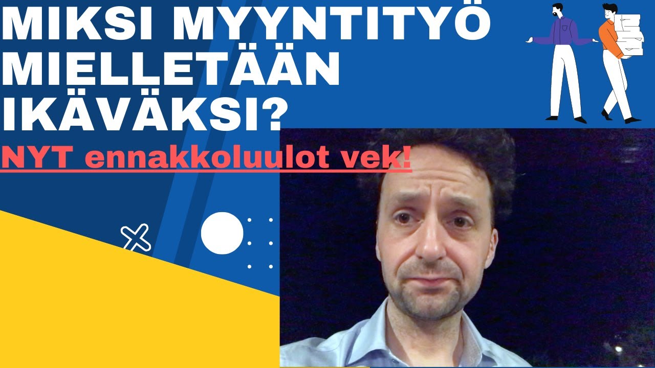Puhelinmyynti 2022 - Miksi myyntity&ouml; miellet&auml;&auml;n ik&auml;v&auml;ksi?
