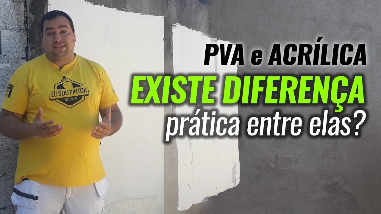 Quando usar massa corrida pva e massa acrílica
