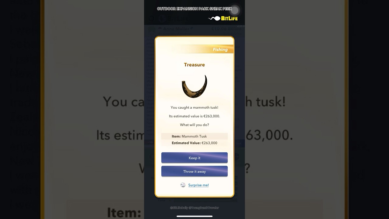 BitLife Outdoor Lifestyle Expansion Pack Sneak Peek