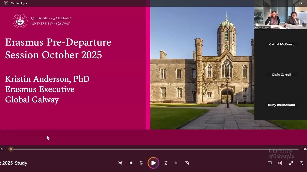 Outgoing Erasmus+ Pre-Departure Session for Study Visits (October 2025)