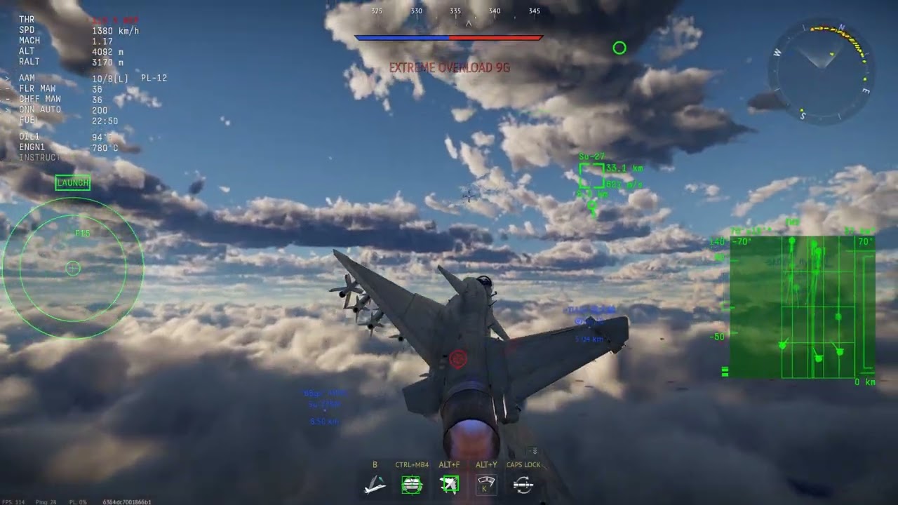 War Thunder - J-10C gameplay, 3 games