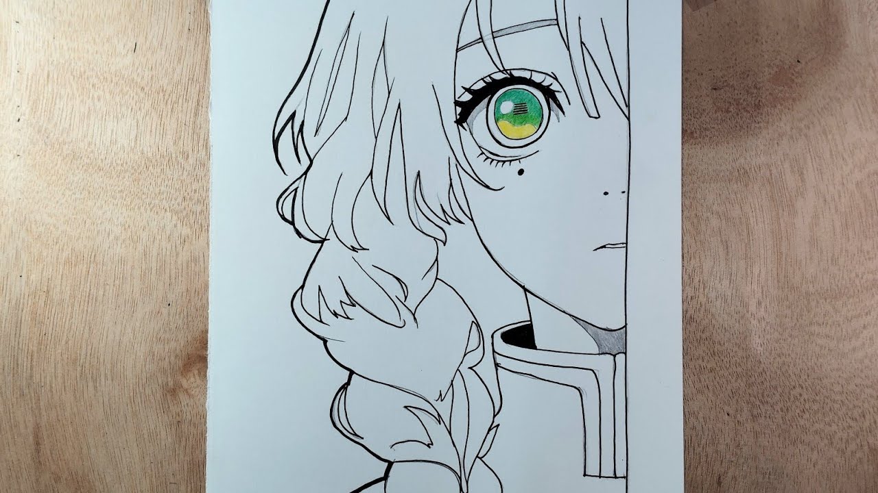 Mitsuri Kanroji Drawing | Love Hashira Clean line art | Demon Slayer✨