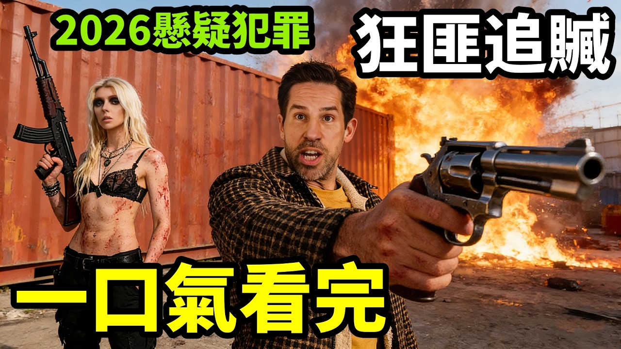 2026槍戰犯罪大片，高智商罪犯智鬥警察，出狱只为分钱。独吞当年贓款，一口氣看完完整版，歐美懸疑犯罪動作電視劇解說
