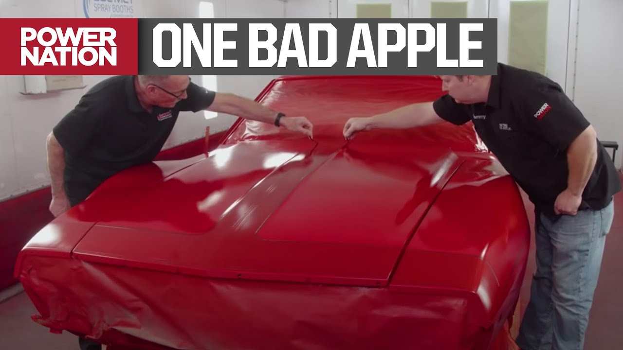 AMC Javelin Paint Goes From Boring To Bright Candy Apple Red - Detroit Muscle S8, E8