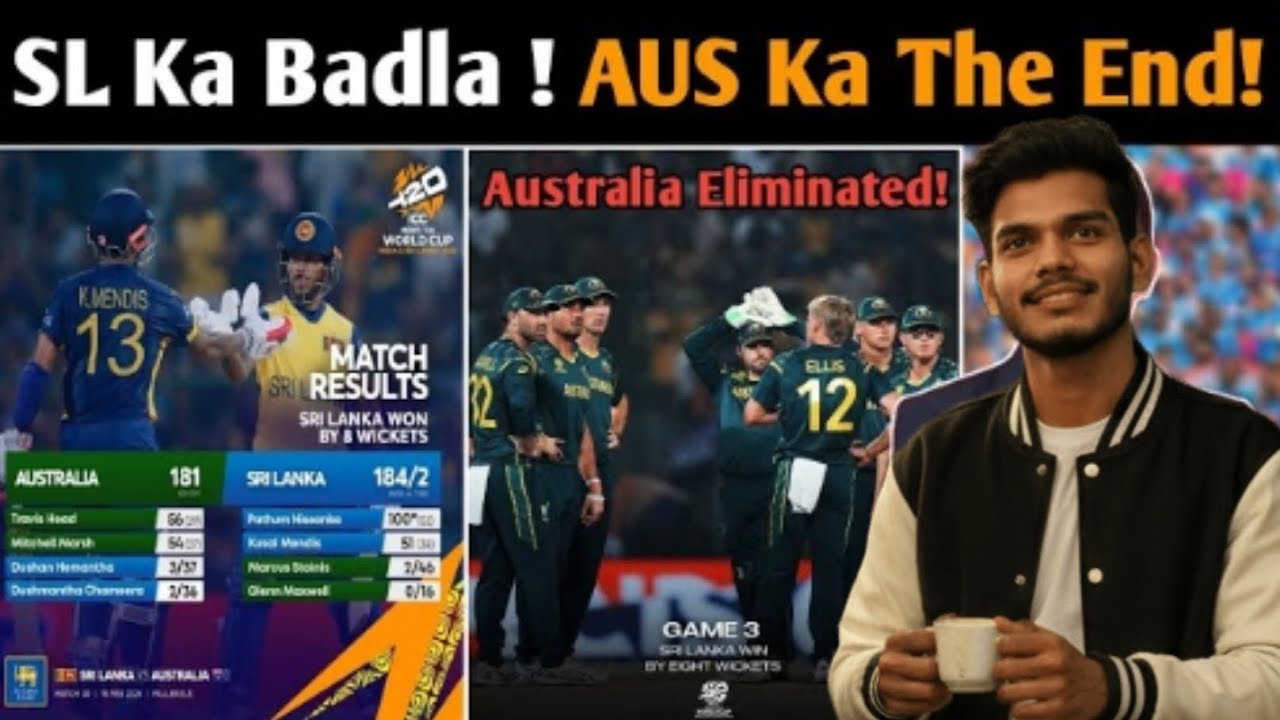 Australia OUT of T20 World Cup 2026!  Sri Lanka Storm into Super 8 | SL vs AUS Full Analysis