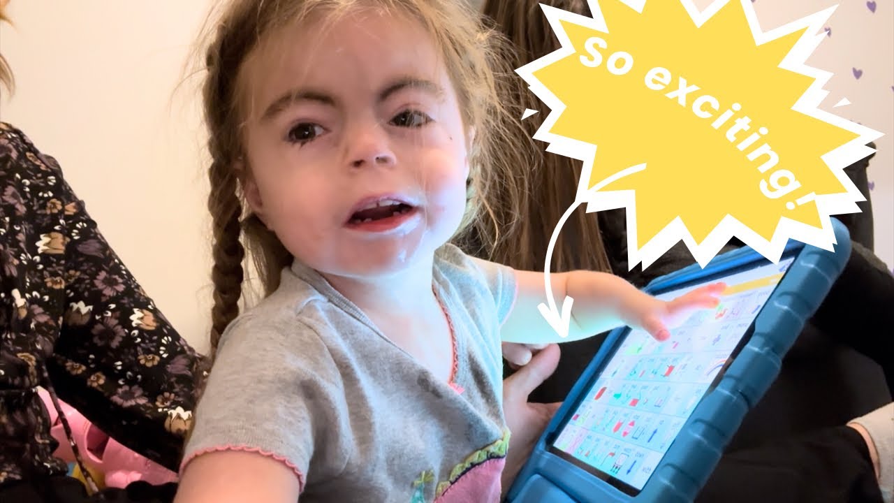 Freya got an AAC device!