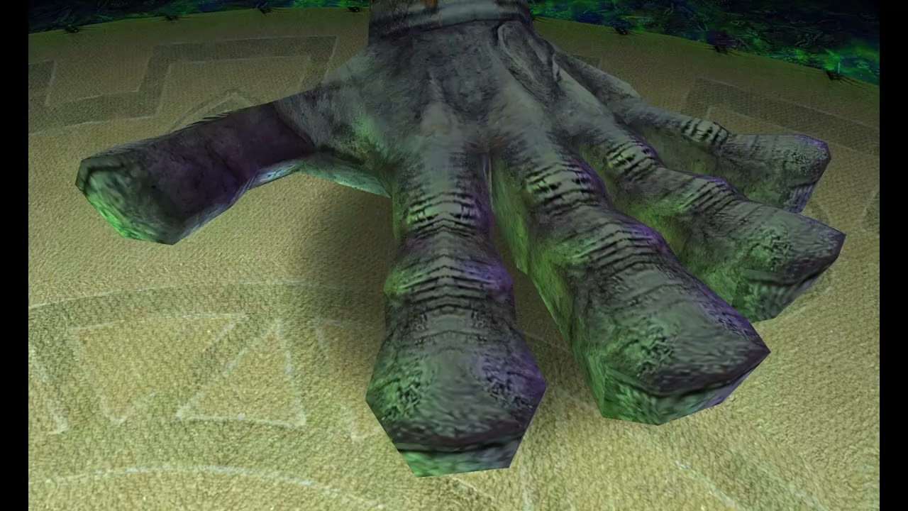 4K 3DS Zelda Ocarina of Time - Bongo Bongo Fight at Shadow Temple