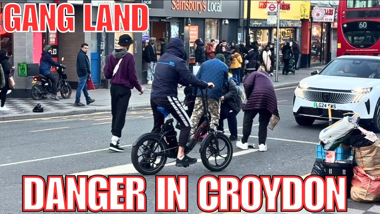 MADNESS IN CROYDON! DANGER MAN GETS ATTACKED WOMAN GETS RUN OVER 