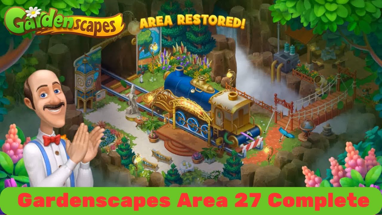 Gardenscapes Area 27 Complete - Gardenscapes New Acres - Legendary Path