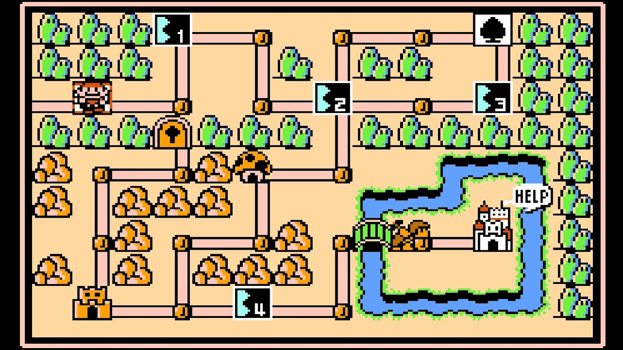 Super Mario Bros 3 - Custom Level Chaos - World 1 | English1stud