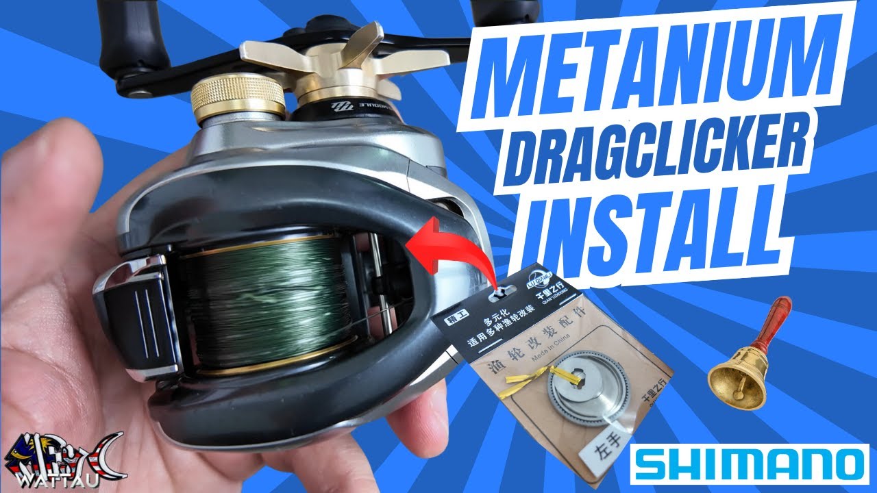 Shimano Metanium drag clicker Install