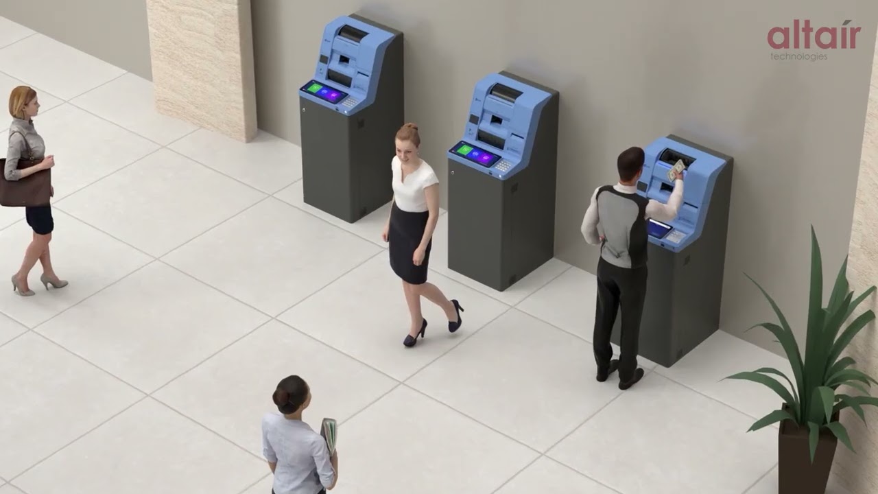 Kisan KD100 | Yüksək Sürətli Cash-In ADM Terminalı | Altair Technologies