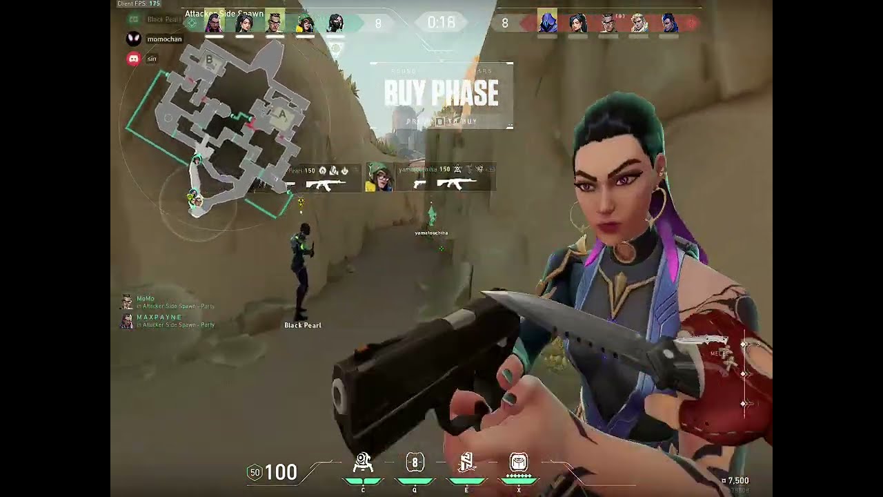 MoMo Chamer ace miss