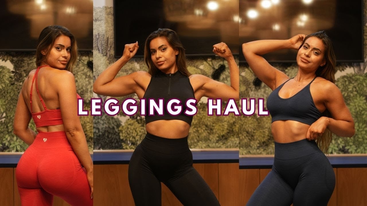 Women's Best NEW Leggings Haul - Best leggings to make your curves pop