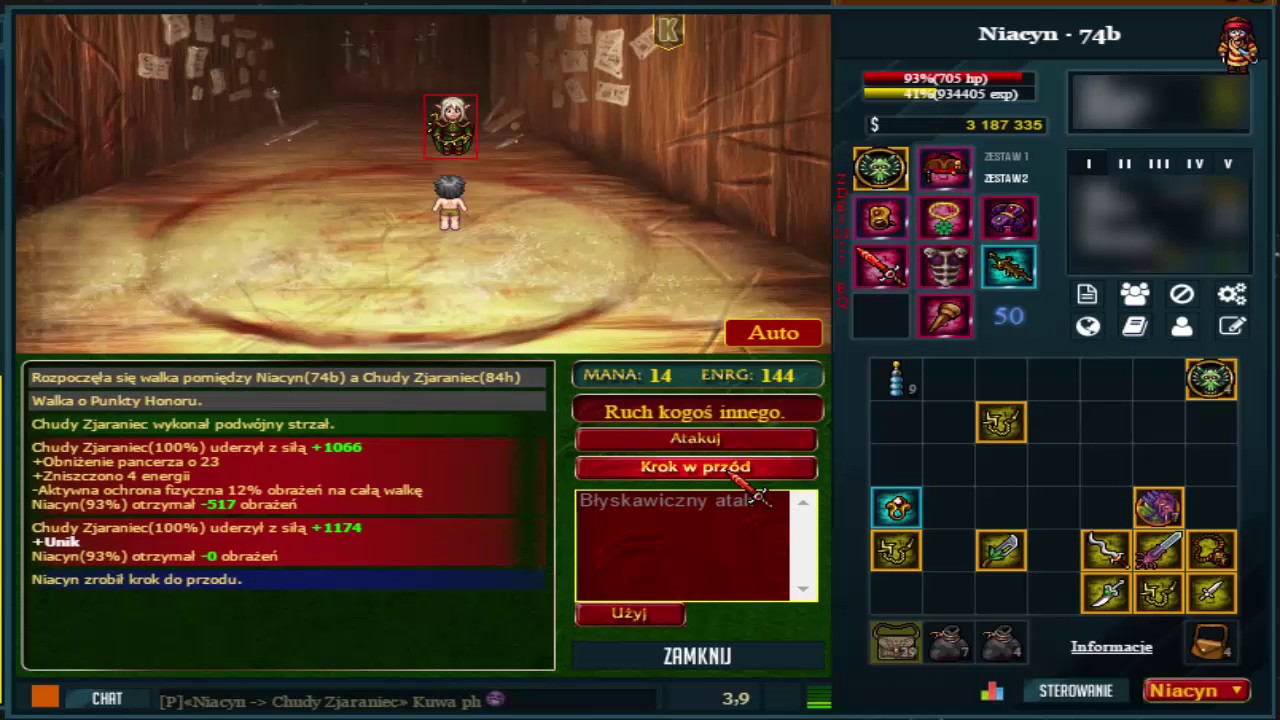 [Margonem - NOMADA] - Wielki mix pvp! Tancek na 74 kozak?!
