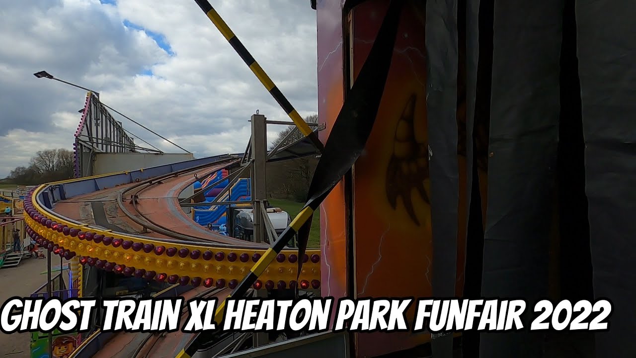 Aidan Leach Ghost Train Xl Onride At Heaton Park Funfair 2022