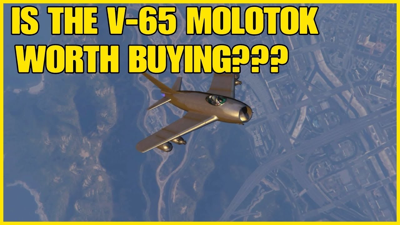 GTA ONLINE - IS THE V-65 MOLOTOK WORTH BUYING??? (SMUGGLERS RUN DLC)