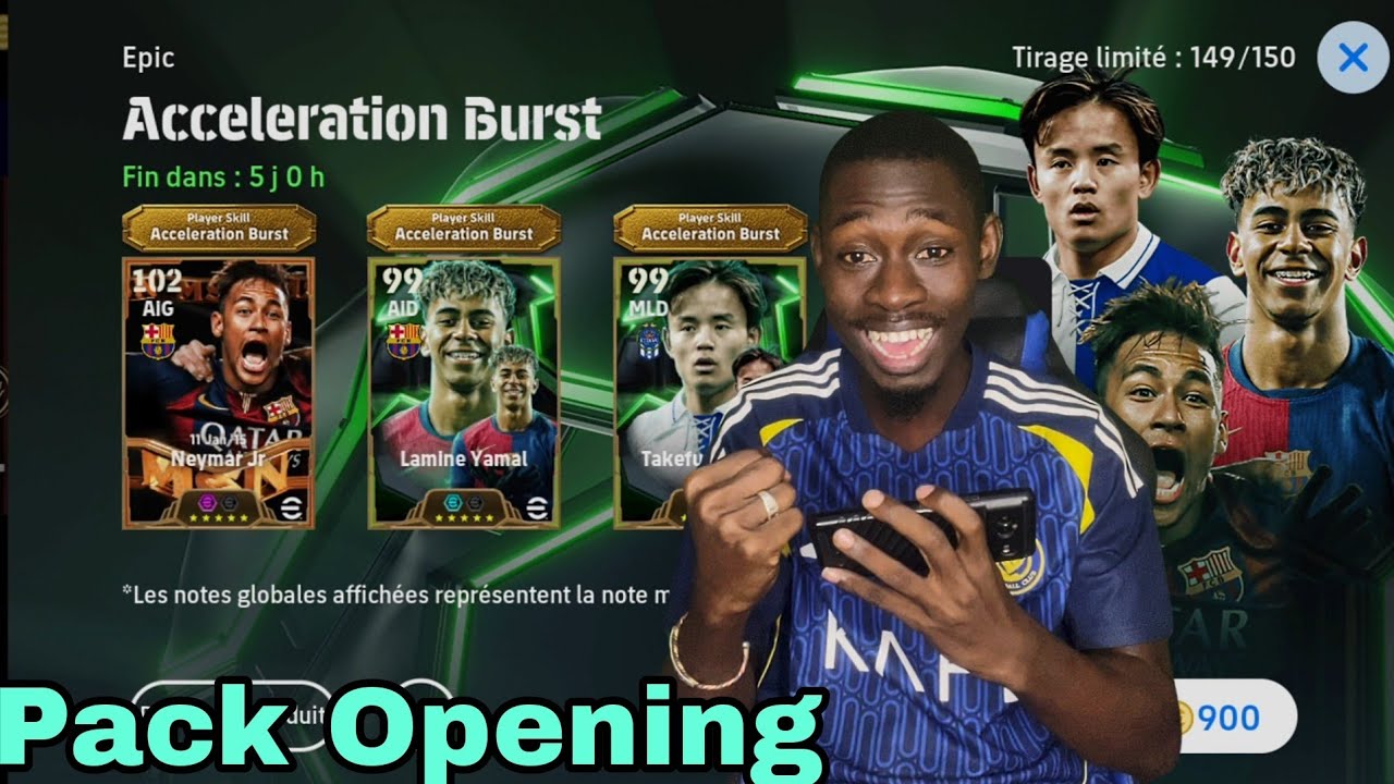 Pack opening Neymar 107 Yamal 104 Kubo 104 🥰 || Efootball mobile