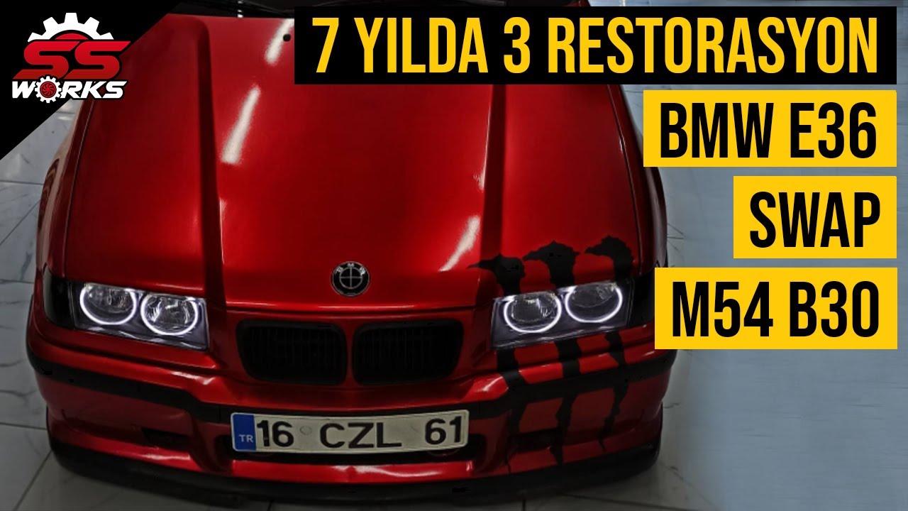 SAHİBİNİN YÜZÜ GÜLDÜ MÜ? (BMW E36 M54 B30 SWAP) SSWORKS