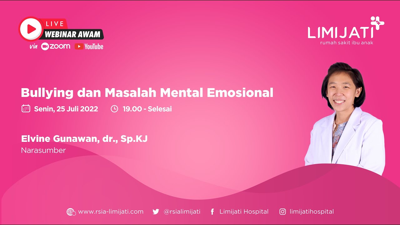 Webinar Awam : Bullying dan Masalah Mental Emosional